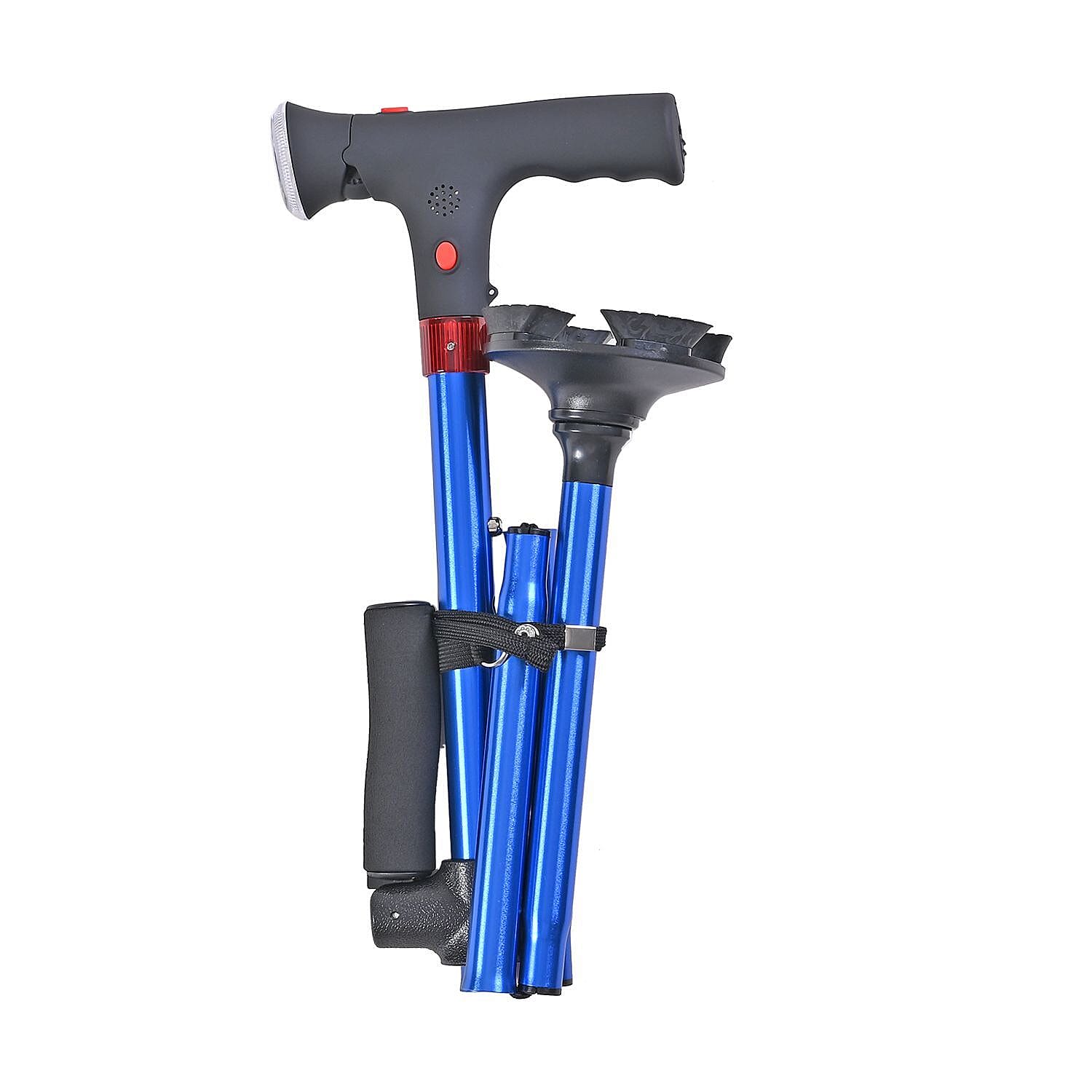 Bliss & Beyond Walking Stick (Size - One Size) - Blue & Black