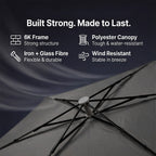 SET OF 2- Umbrella with Storage Bag - Cream