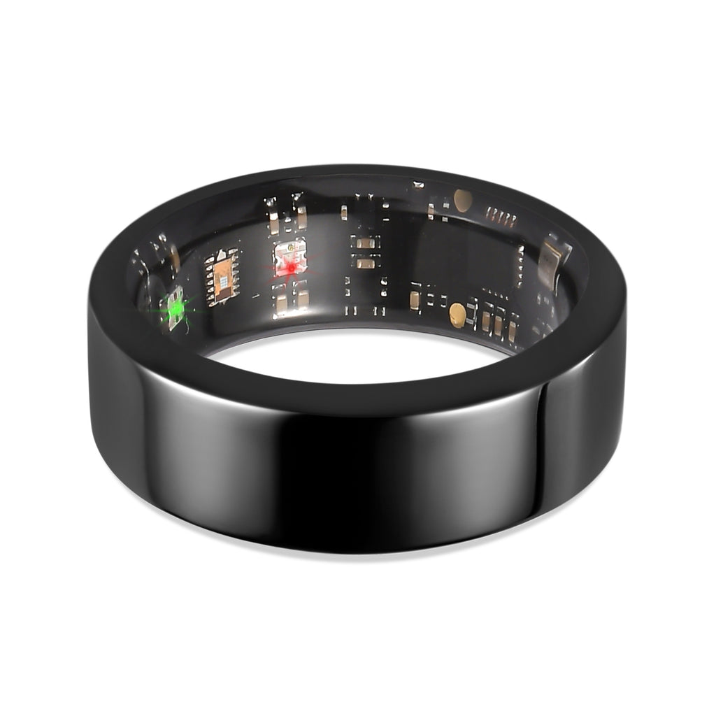 Soul Smart V1 Black Smart Band Ring - Heart Rate, SpO2, Sleep & Fitness Tracker, IP68 Waterproof, Bluetooth 5.1, Magnetic Charging_8133570_2