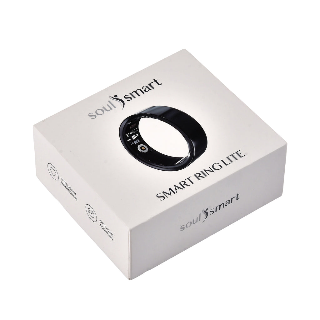 Soul Smart V1 Black Smart Band Ring - Heart Rate, SpO2, Sleep & Fitness Tracker, IP68 Waterproof, Bluetooth 5.1, Magnetic Charging_8133570_8
