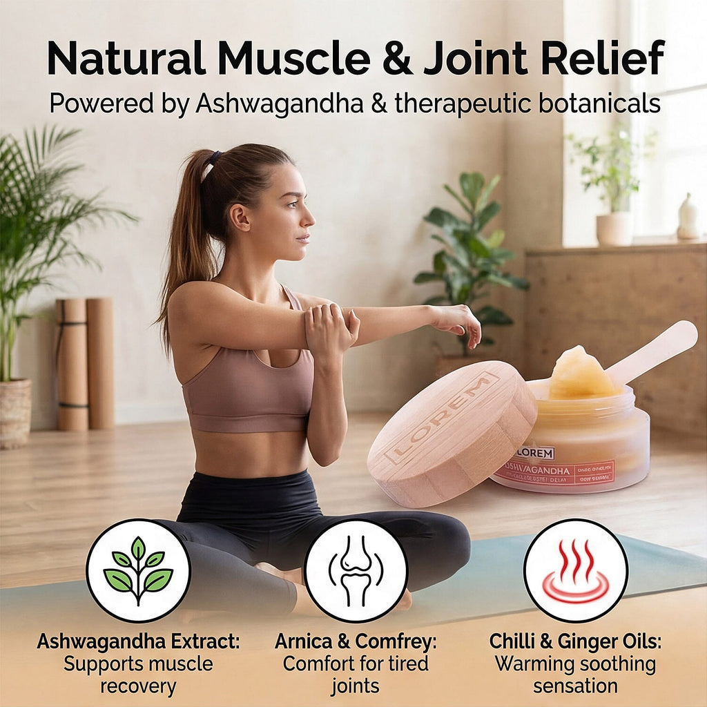 Lorem Ashwagandha Muscle - Joint Balm - 100g