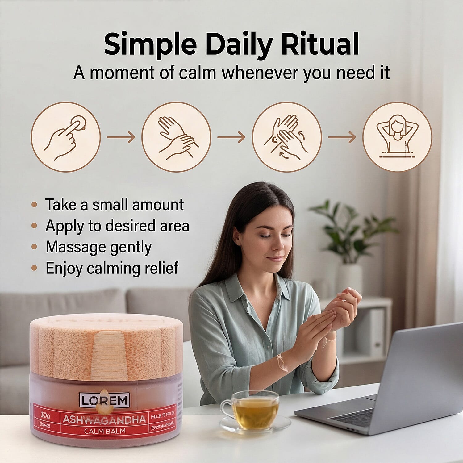Lorem Ashwagandha Calm Balm - 20g