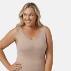 Bella Bodies Camyz Shaping Reversible Seamless Camisole (Size S) - Sand_8148790