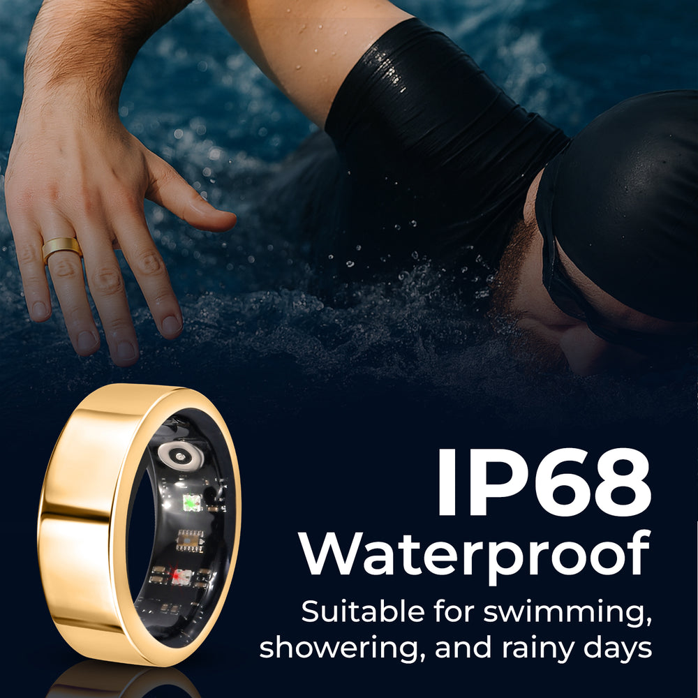 Soul Smart - Stainless Steel Smart RingV1: IP68 Waterproof Multi-Function Health & Fitness Tracker_8151890_3