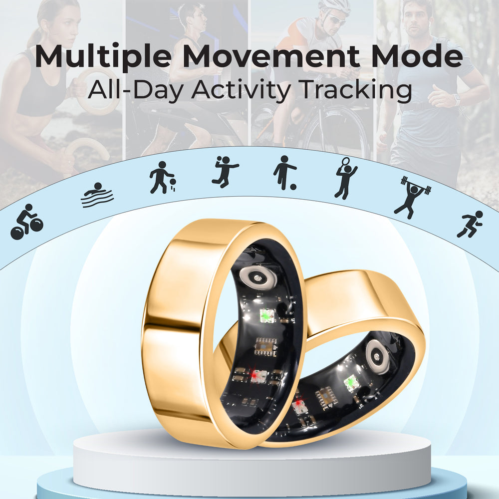 Soul Smart - Stainless Steel Smart RingV1: IP68 Waterproof Multi-Function Health & Fitness Tracker_8151890_5