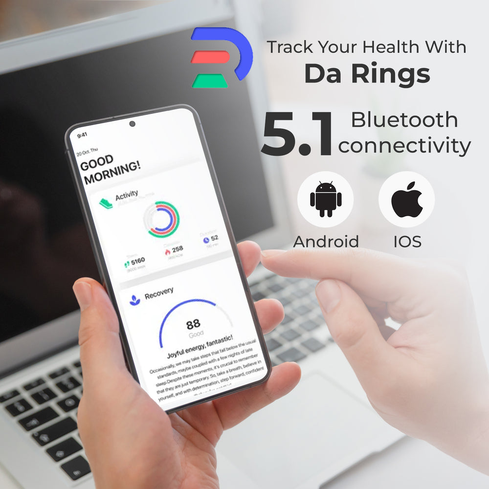 Soul Smart - Stainless Steel Smart RingV1: IP68 Waterproof Multi-Function Health & Fitness Tracker_8151890_6