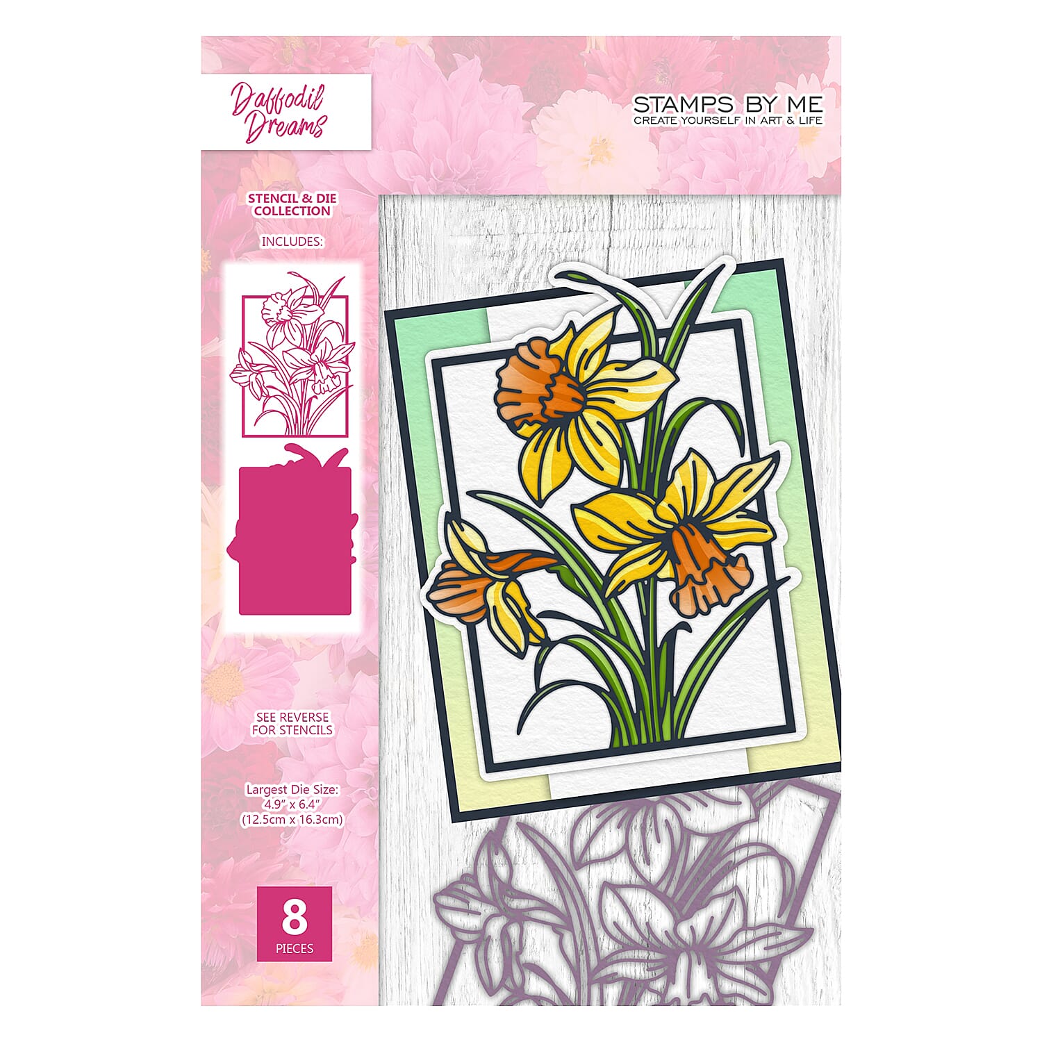 DAFFODIL DREAMS  DIE STENCIL SET