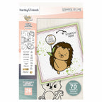HARVEY AND FRIENDS - 26 STAMPS - 70 GOLD AND SILVER STICKERS