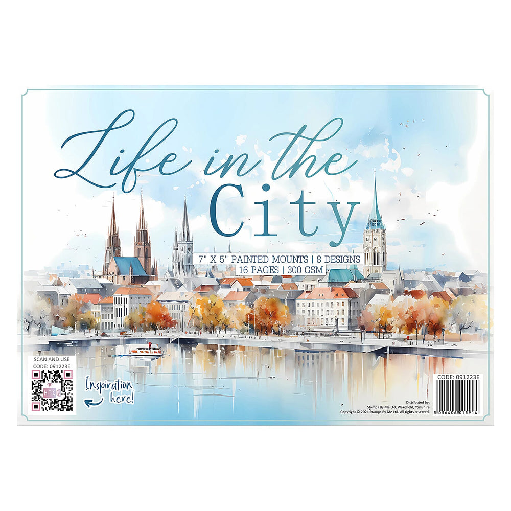 LIFE IN THE CITY - 7 X 5 8 DESIGNS 16 PAGES 300GSM