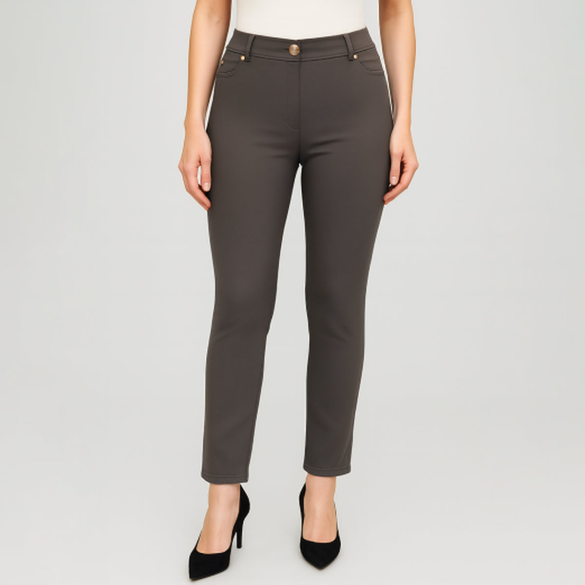 Classic Knitted Jean and Pant/Trouser (Size - 20) - Deep Stone_8152649