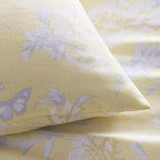 Simply Charlotte Mia Floral Print Duvet Cover Set (Size Single) - Lemon