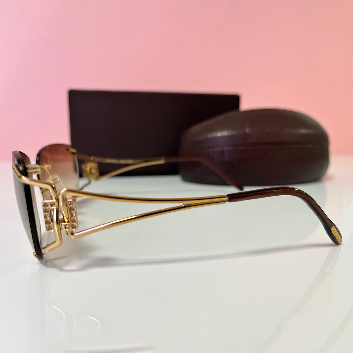 BOUCHERON Sunglass - Gold Black_8158496_3