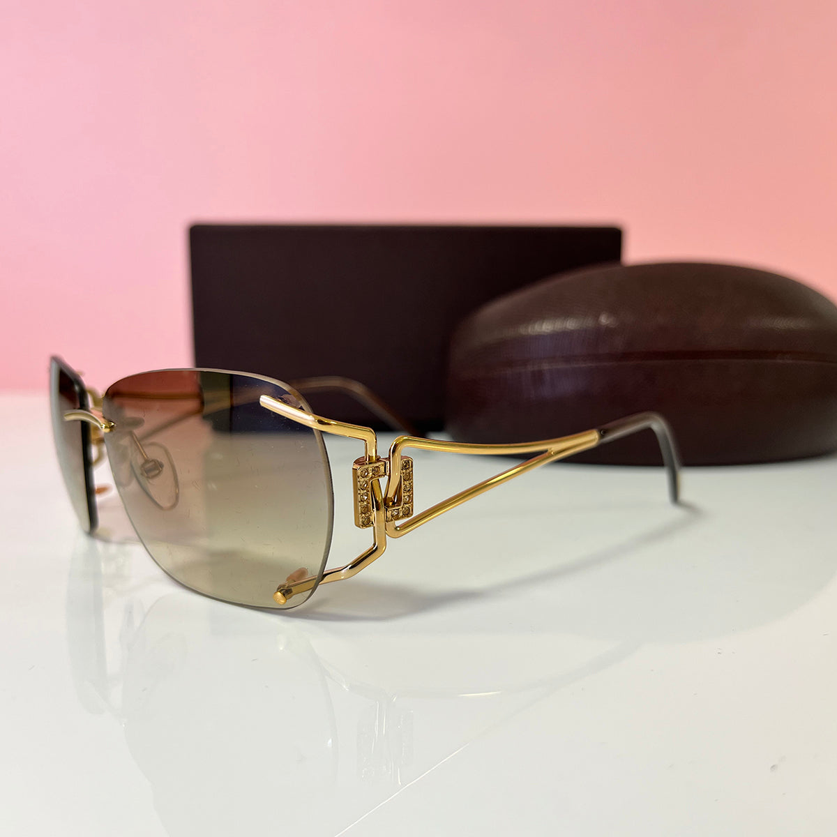 BOUCHERON Sunglass - Gold Black_8158496_4