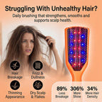 Lab Life INCREMENTUM LED Hairbrush with 72 Pure Sourced LED Lights - Lifetime Warranty