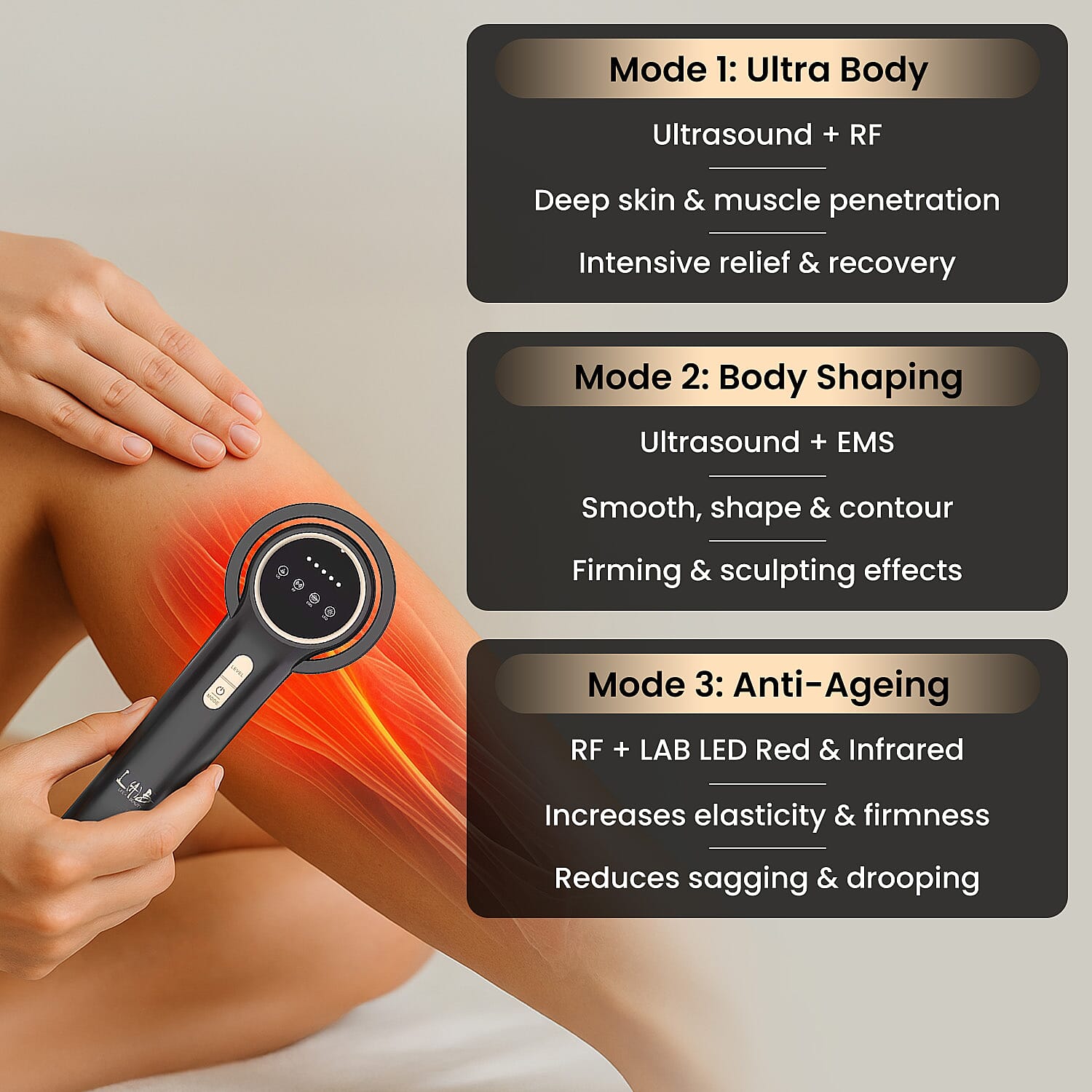 LOWEST EVER PRICE-Lab Life Maximus Ultra Body Cellulite and Pain Reduction Device - Lifetime Warranty