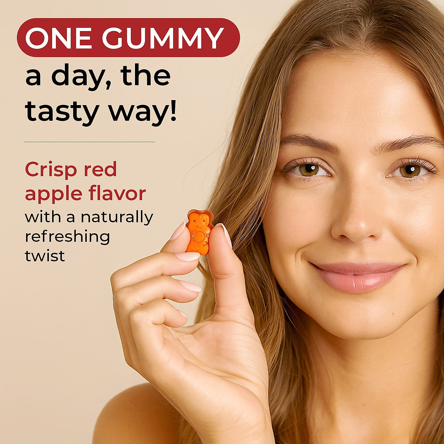 NECTOR Apple Cider Vinegar SUGAR FREE Gummies - 120 Days Supply (4 Months)