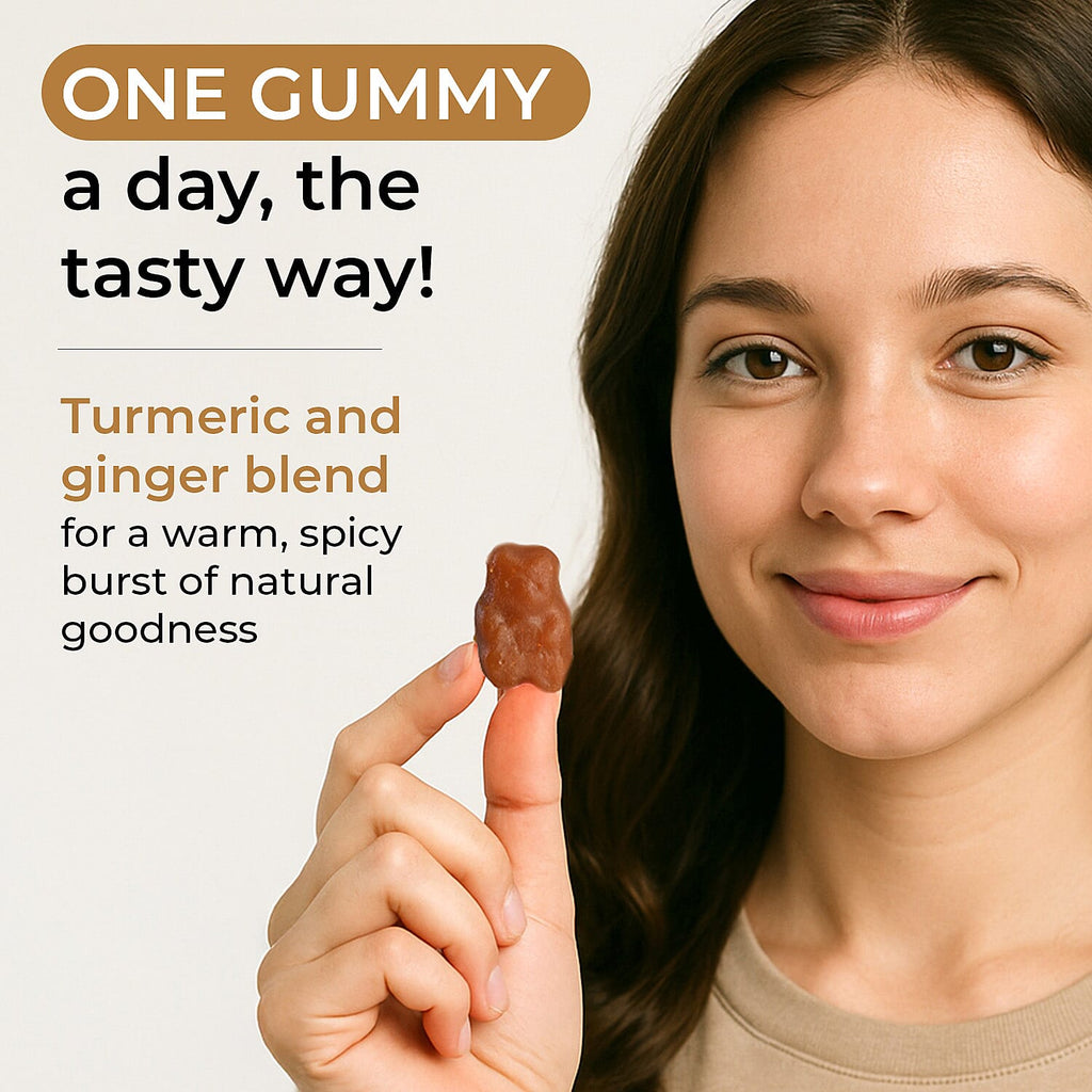 NECTOR Turmeric - Ginger SUGAR FREE Gummies - 120 Days Supply (4 Months)