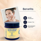 Douvalls- Tinted SPF30 Argan Moisturiser - 60ml (Medium)