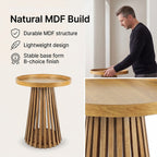 Wooden Coffee - Side Table - Brown