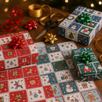 Christmas Gift Wrapping Papers - Set of 40 pcs (Size 51x74cm)