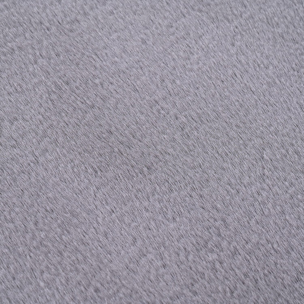 BLACK FRIDAY DEAL - SIGNATURE LUXE SUPERSOFT Long Faux Fur Rug with Foam Base(180 x 100 cm) - Grey