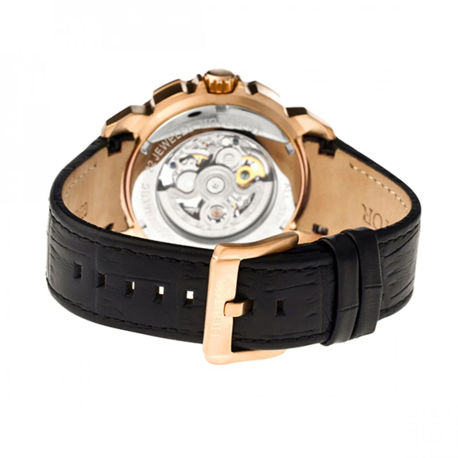 Heritor Automatic Mens Watch in Leather_8186641_1