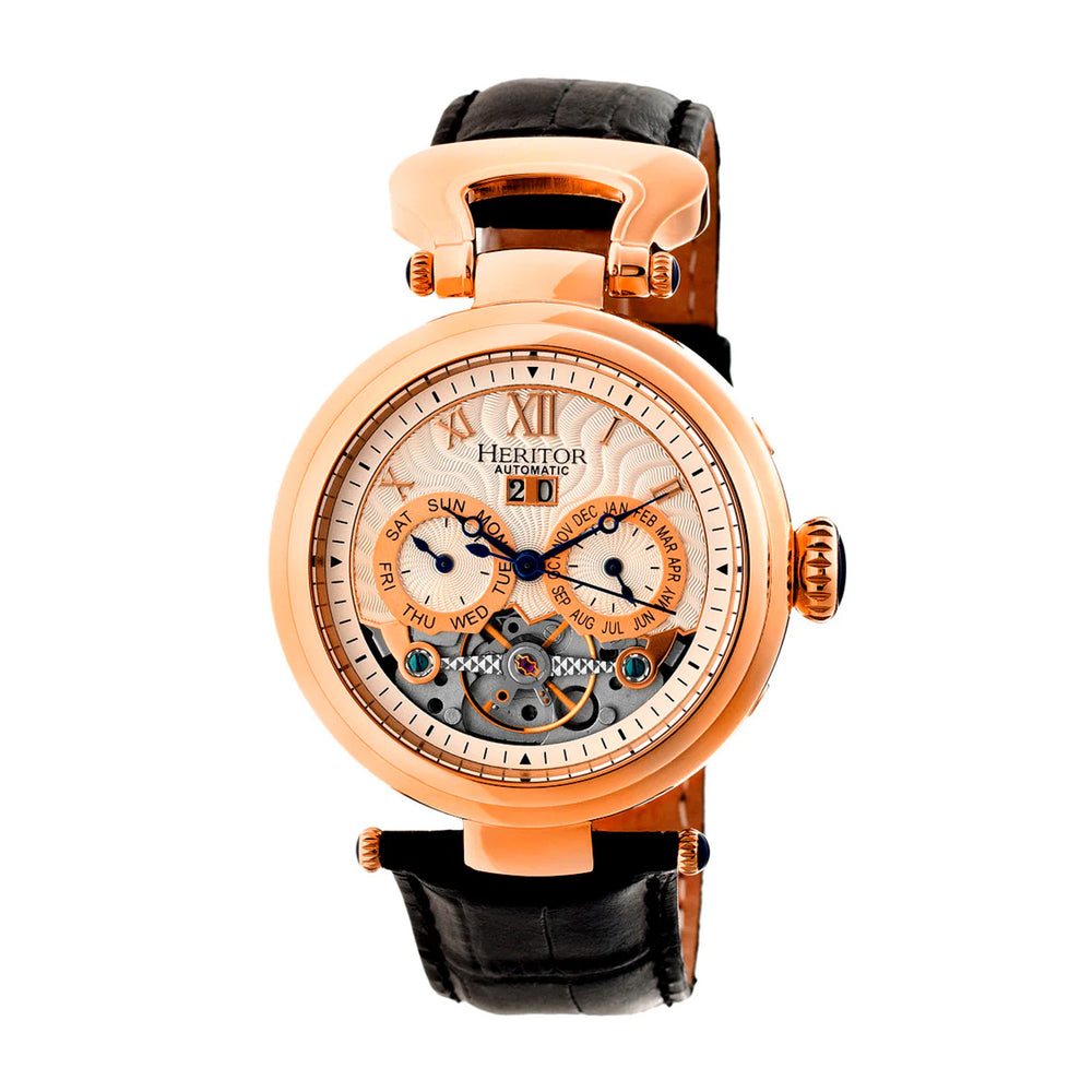 Heritor Digital Mens Watch in Stainless Steel_8187626