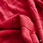 Hush Haven Sumptuous Quality Super Teddy Soft Blanket (200 x 150 cm) - Red