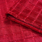 Hush Haven Sumptuous Quality Super Teddy Soft Blanket (200 x 150 cm) - Red