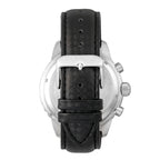 MORPHIC M51 Series Japanese Quartz Movt. 10ATM Water Resistant Black Dial Mens Watch with Black Colour Leather Strap and Silver-Tone Case_8194024_4