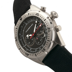 MORPHIC M53 Series Japanese Quartz Movt. 5ATM Water Resistant Black Dial Mens Watch with Black Colour Leather Strap and Silver-Tone Case_8194027_3