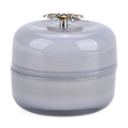 Glass Jar Candle with Bee 120g and 24hr Burn Time (Jasmine and Neroli) - Grey