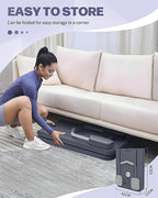 Biss - Beyond Multifunctional Exercise Board - INC. Workout Platform with Resistance Ropes, Yoga Mat, Stability Column, and Comfort Pad - Black