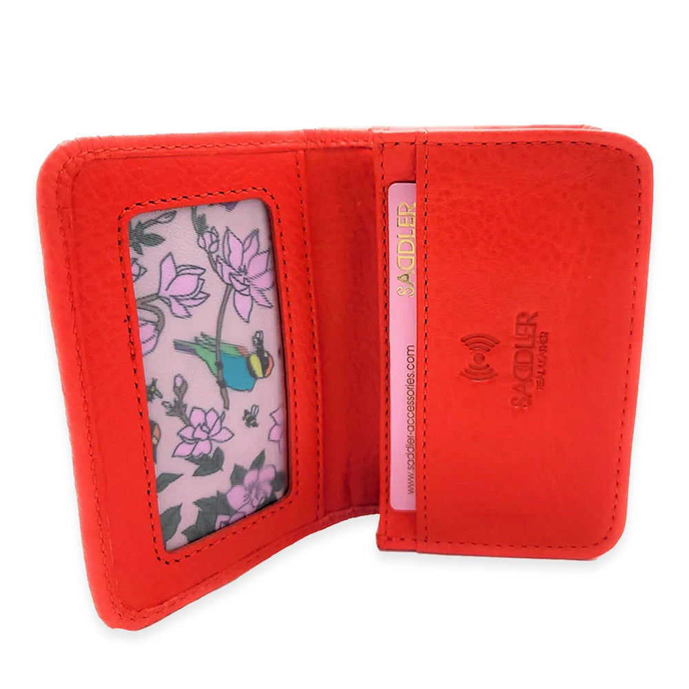 SADDLER Genuine Leather Card Case - Red_8203936_1