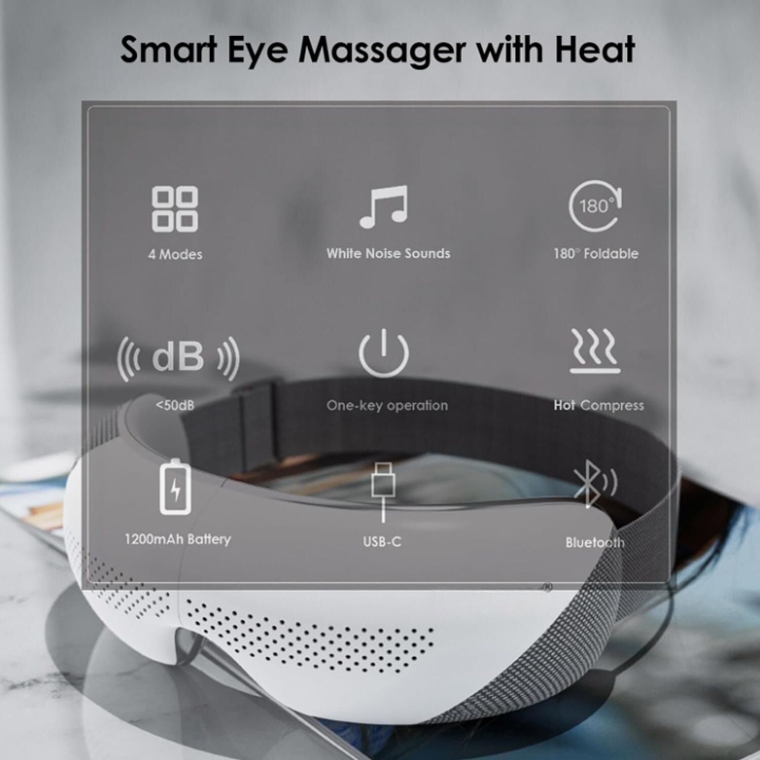 Bliss and Beyond Smart Visual Eye Massager (1200 mAh)