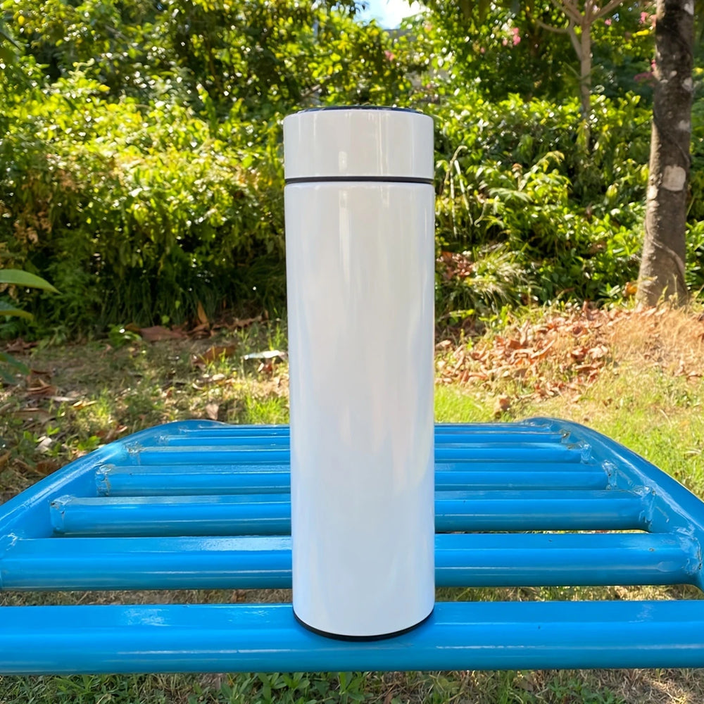 Smart Thermos Flask with Temp Display (450ml) - White_8207834