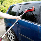 2 in 1 Telescopic Car Cleaner with Mop and Mitt Water Fed with Hose Attachment
