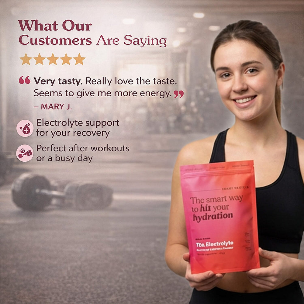 YOUR WELLBEING - Electrolyte Powder - Smart Protein Mixed Berry Electrolytes Food Supplement - 150g