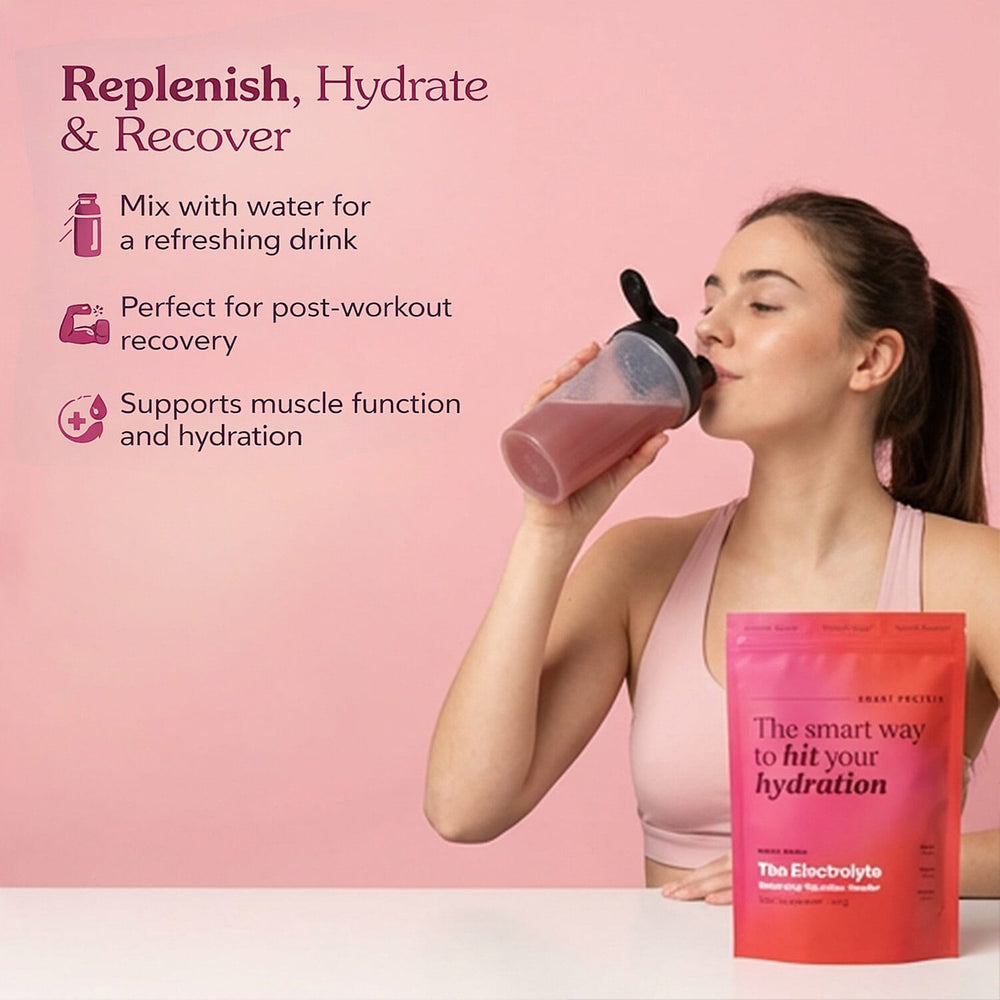 YOUR WELLBEING - Electrolyte Powder - Smart Protein Mixed Berry Electrolytes Food Supplement - 150g