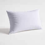 Hush Haven Tencel Patterned Pillow Case and Cover (Size 75x1 cm) - White & White_8222652
