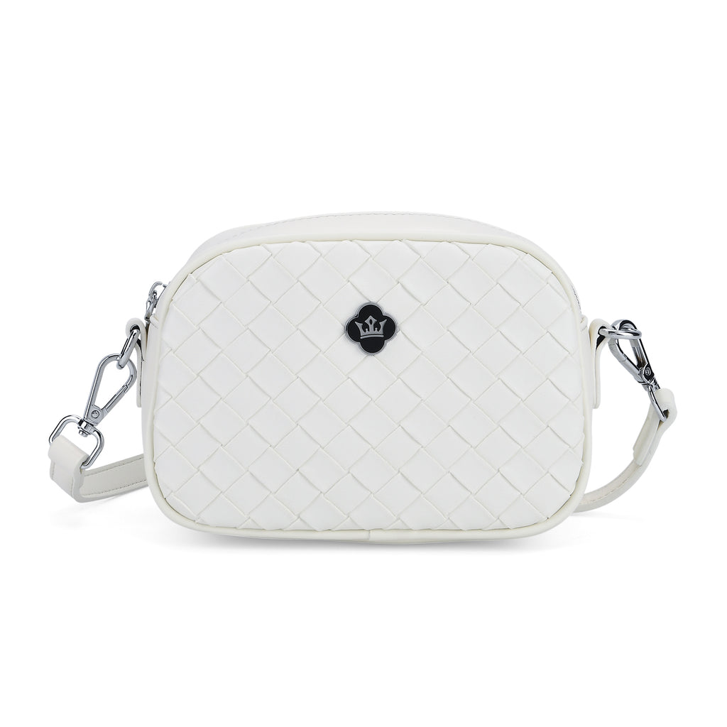 BIG BLACK FRIDAY DEAL - Genuine leather Crossbody Bag  - White_8224176