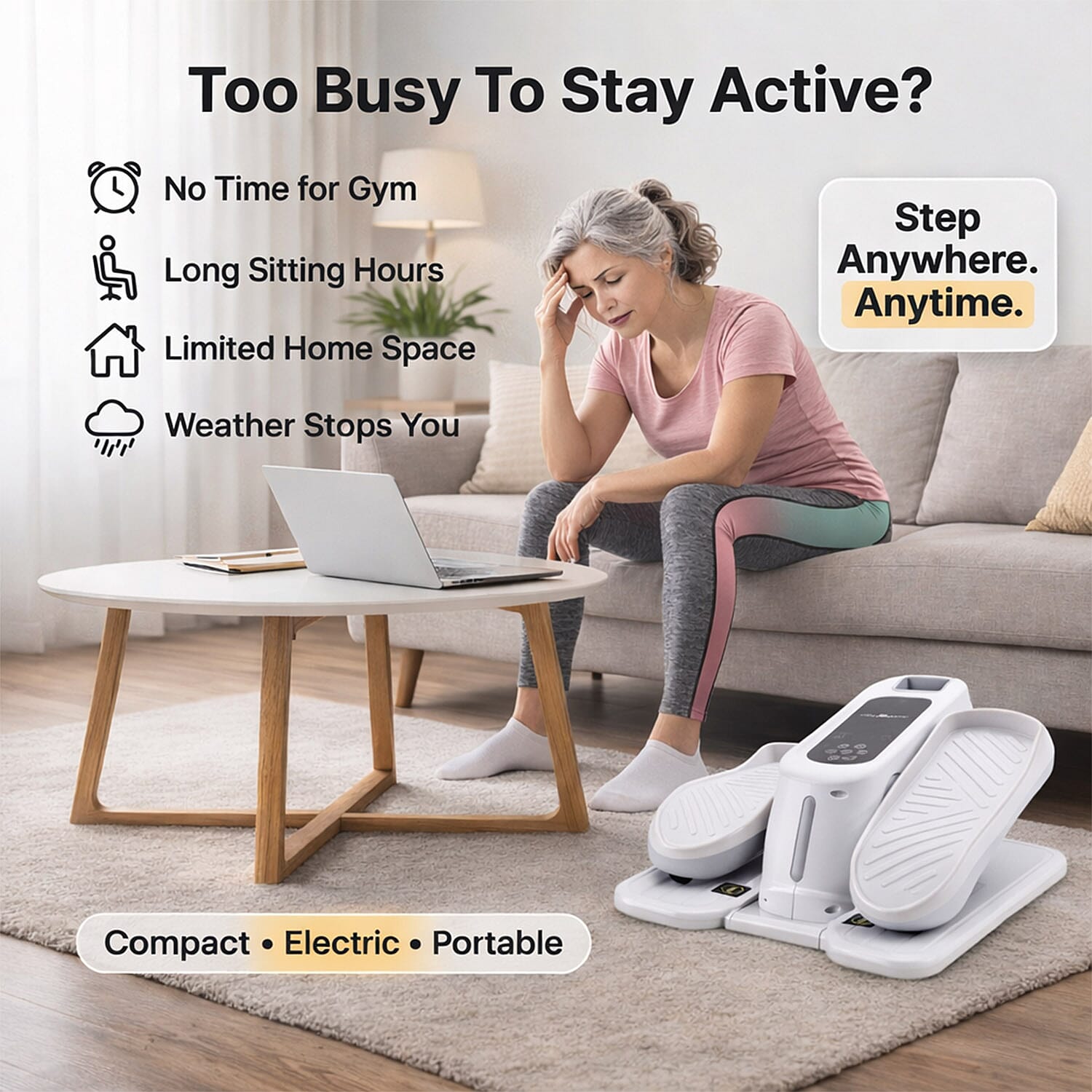 Bliss - Beyond Electric Stepper With Elliptical Pair Belt - LCD Display in New Design