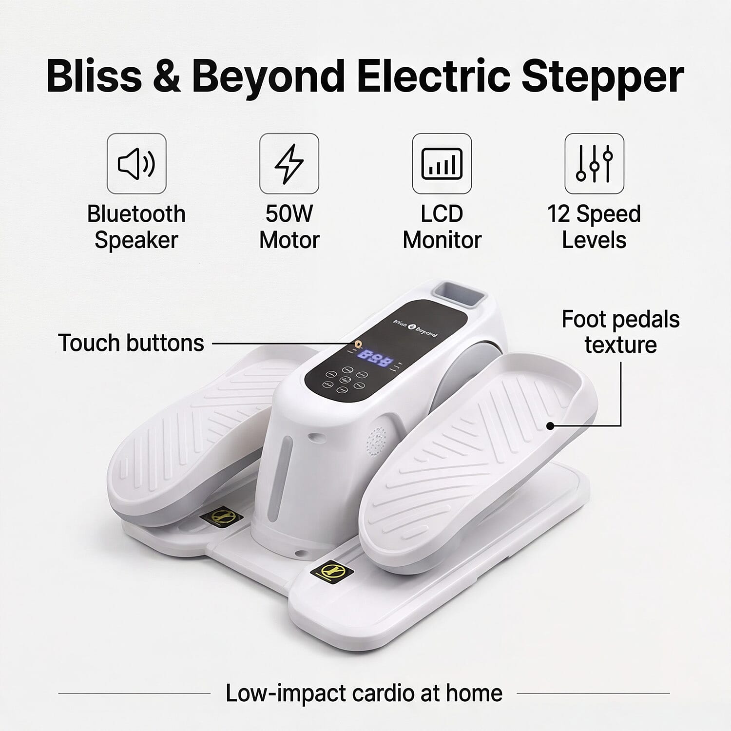 Bliss - Beyond Electric Stepper With Elliptical Pair Belt - LCD Display in New Design