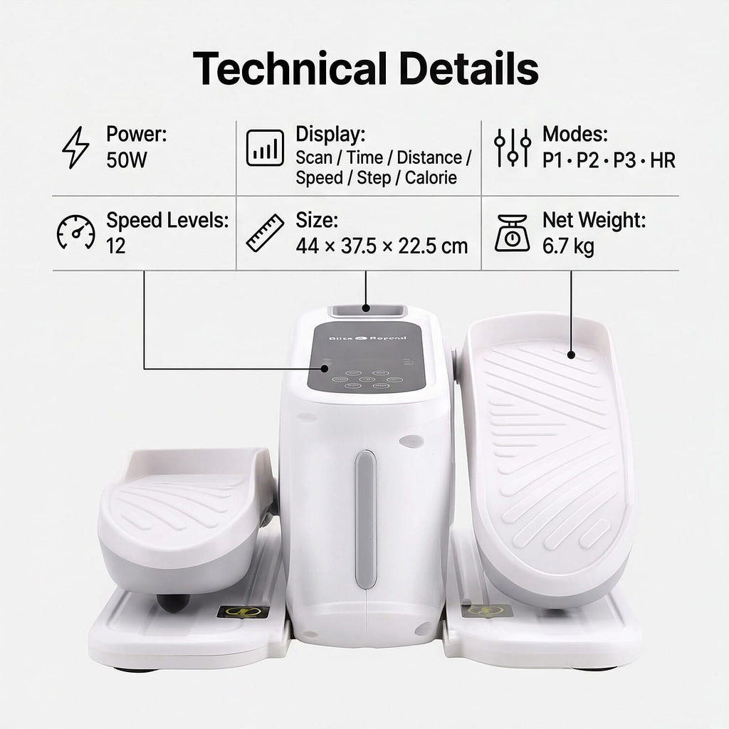 Bliss - Beyond Electric Stepper With Elliptical Pair Belt - LCD Display in New Design