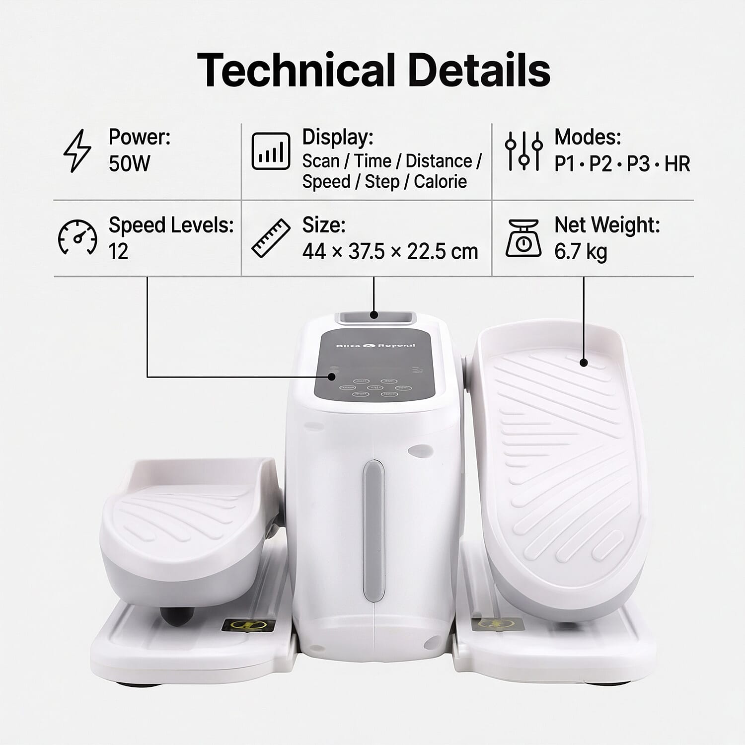 Bliss - Beyond Electric Stepper With Elliptical Pair Belt - LCD Display in New Design