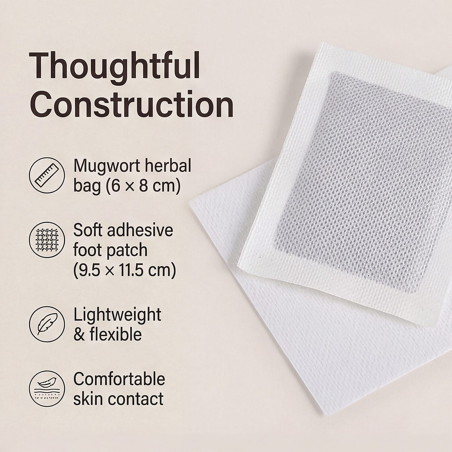 Deep Cleansing Foot Patch (20 pcs) - White