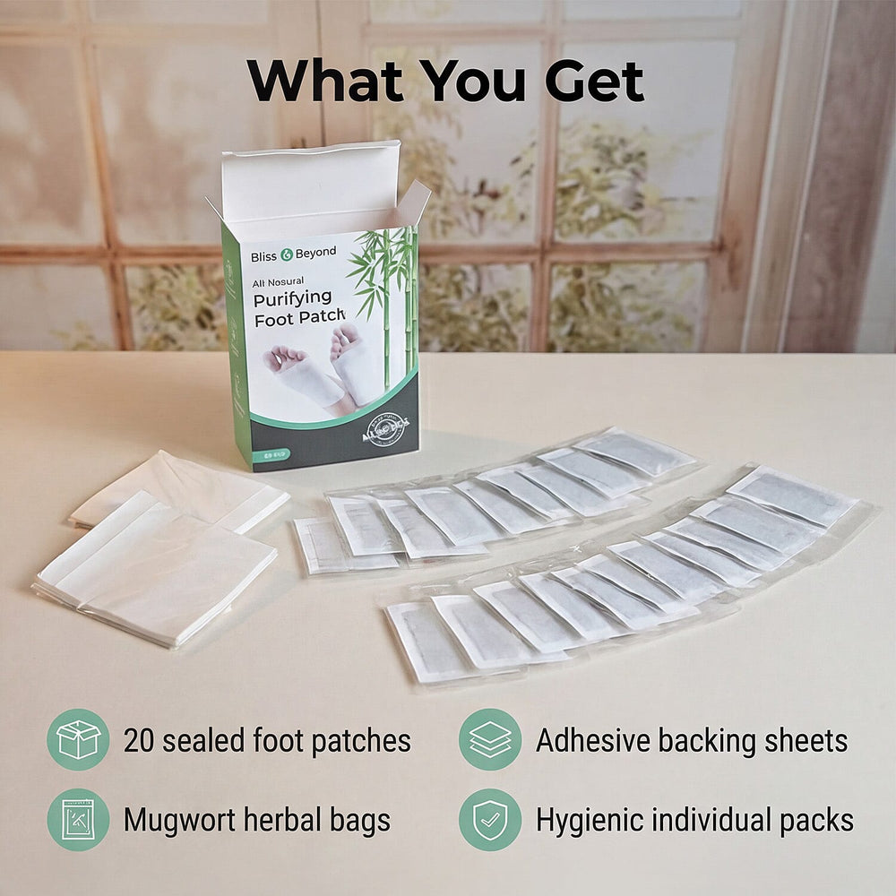 Deep Cleansing Foot Patch (20 pcs) - White