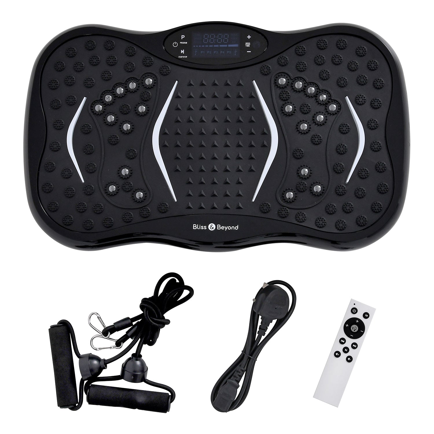 Bliss& Beyond Full Body Vibration Plate Trainer with 120 Speed Levels & Bluetooth Music_8225136_5
