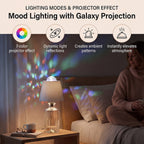 Bliss - Beyond Rechargeable Wine Bottle Lamp with 7-Color Projector - White