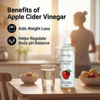 Raw Apple Cider Vinegar with Mother - Unfiltered - Unpasteurised, 2X Probiotic Strands and Natural Enzymes